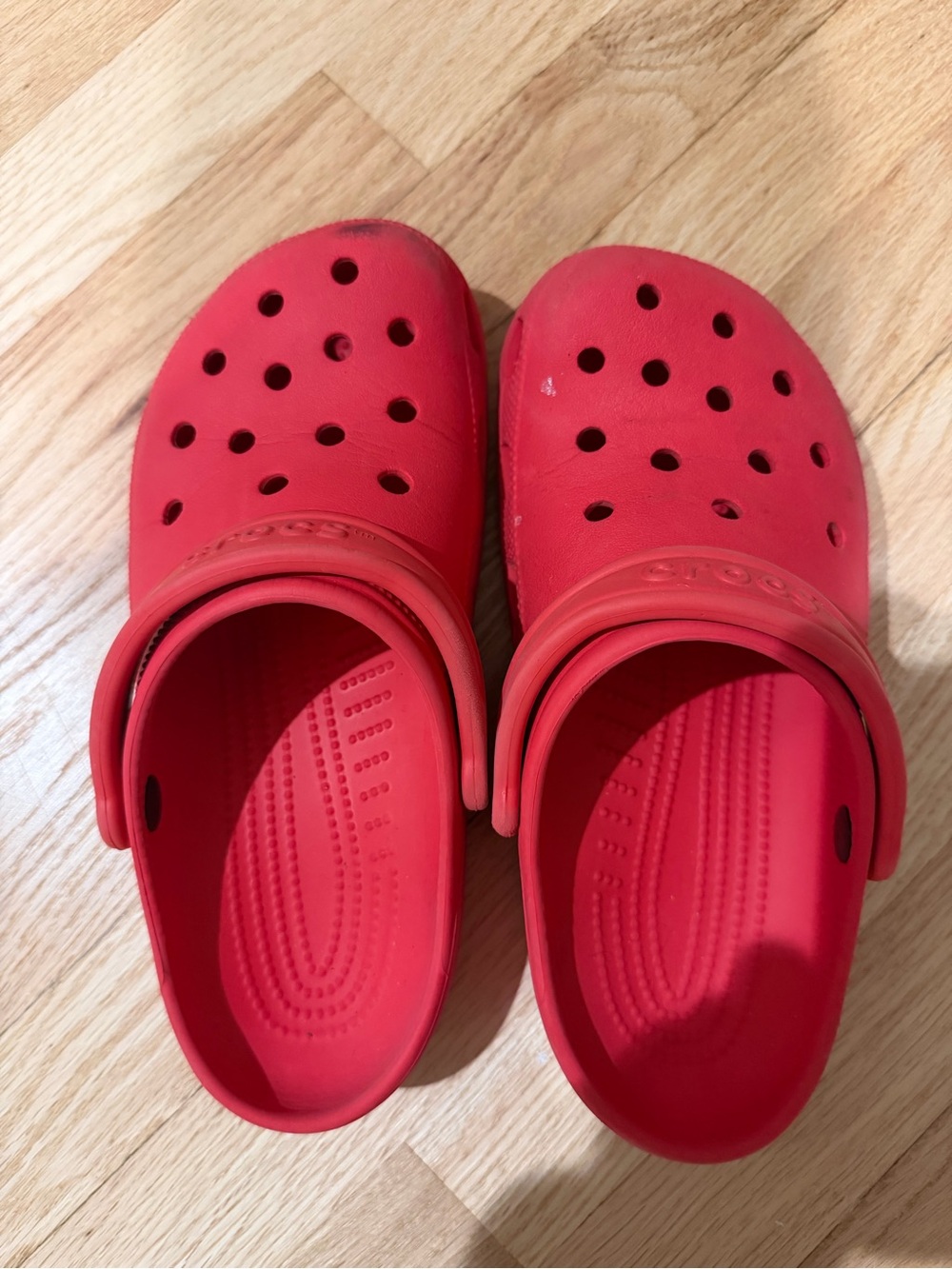 CROCS Classic Red Clog Sandals